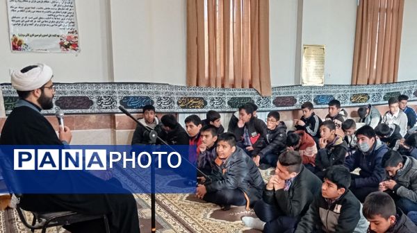 مراسم عزاداری دهه فاطمیه در دبیرستان ابن‌ سینا شهرستان بن 