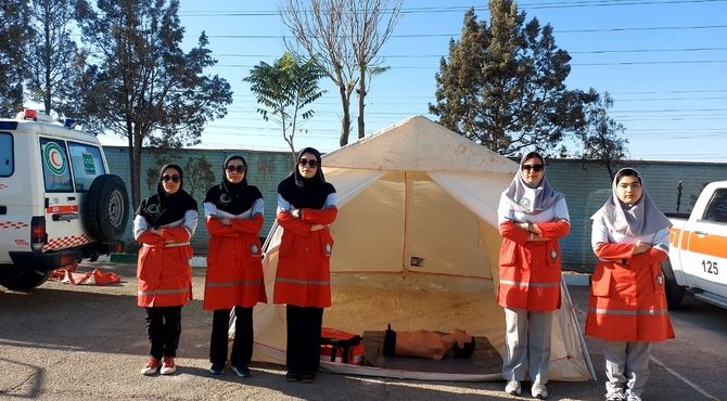 گرامیداشت هفته پدافند غیرعامل در منطقه کهریزک 