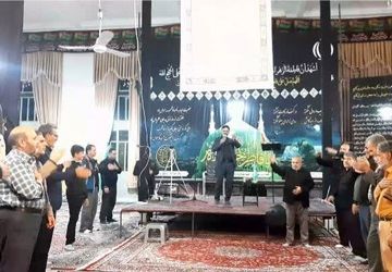 برپایی مراسم عزاداری به مناسبت ایام فاطمیه در روستای سورانه