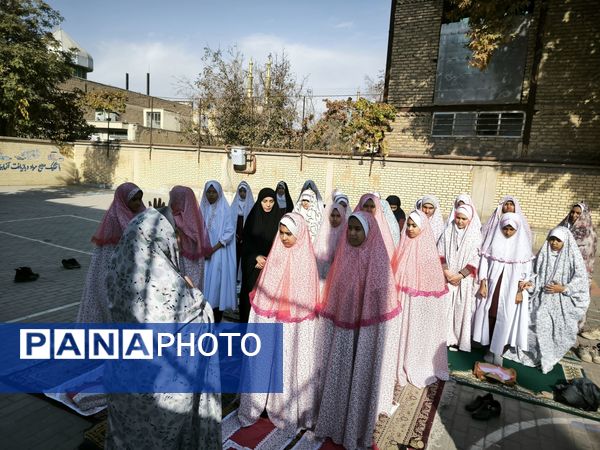 خواندن نماز باران در دبستان دخترانه شطیطه2
