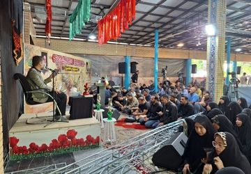 مراسم میهمانی لاله های زهرایی در گلزار شهدای شیراز