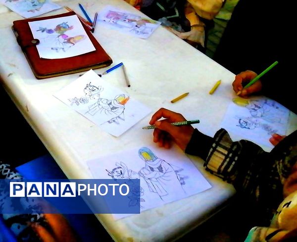 برپایی غرفه فرهنگی کودک در شهرستان کاشمر 