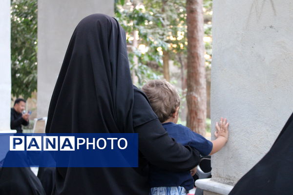 مراسم جاماندگان اربعین در کنار مزار شهدای سملقان