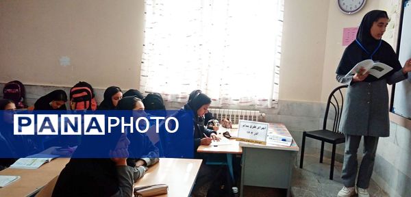 پویش طرح مدام در مدرسه حاج مهدی روحانی روستا ارغا شهرستان خلیل آباد