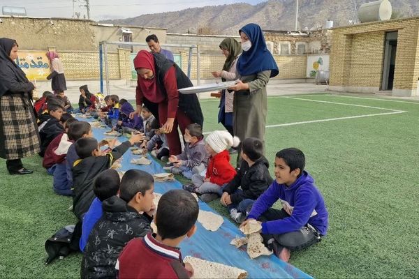 پویش صبحانه سالم در مدارس روستایی شهرستان باشت