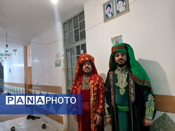 مراسم تعزیه خوانی شهادت حضرت عباس(ع) توسط ذاکرین دهستان شوراب صغیر