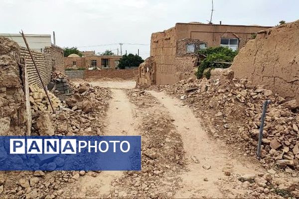 مغان روستایی  زلزله زده و غریب  بدون خبرنگار در کاشمر