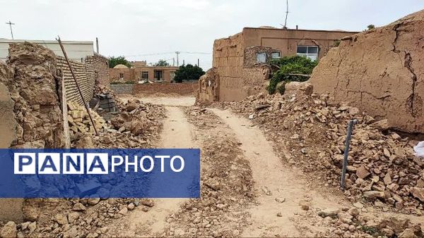 مغان روستایی  زلزله زده و غریب  بدون خبرنگار در کاشمر