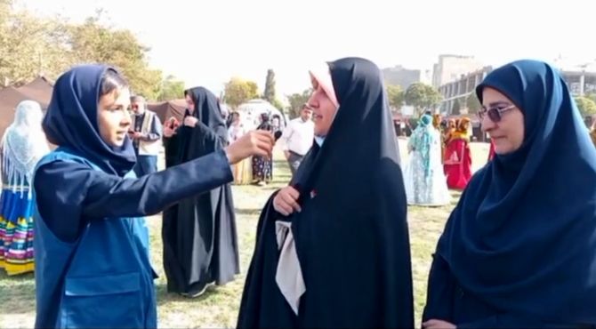  افتتاحیه بیست و چهارمین جشنواره دانش آموزان دختر عشایر