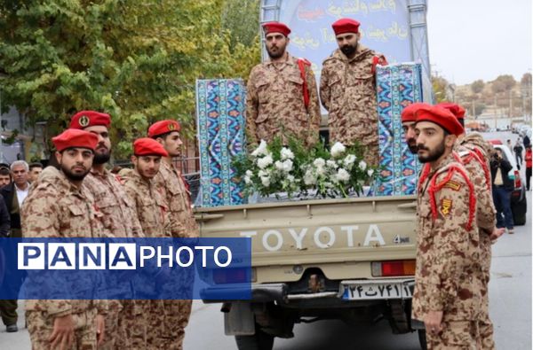 تشییع پیکر مطهر شهید گمنام در جوانرود