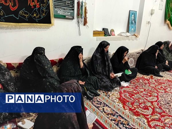مراسم سوگواری شب اربعین در خلیل آباد
