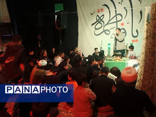 مراسم عزاداری دهه فاطمیه در مسجد مهرولایت با میهمانی شهید گمنام