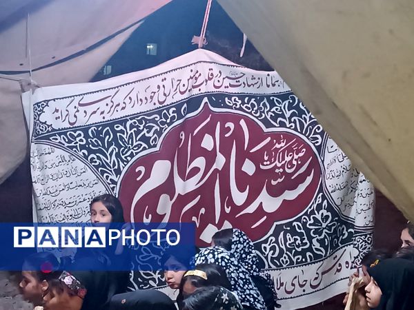 شب هشتم محرم در هیئت الزهرای نیشابور 