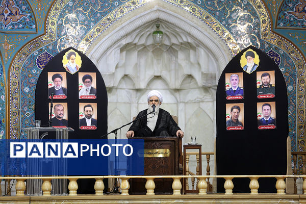 مراسم بزرگداشت والده «سید حسن نصرالله» در قم