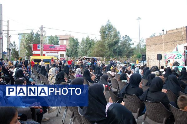 برگزاری مراسم دهه کرامت در شهر قیامدشت ری یک