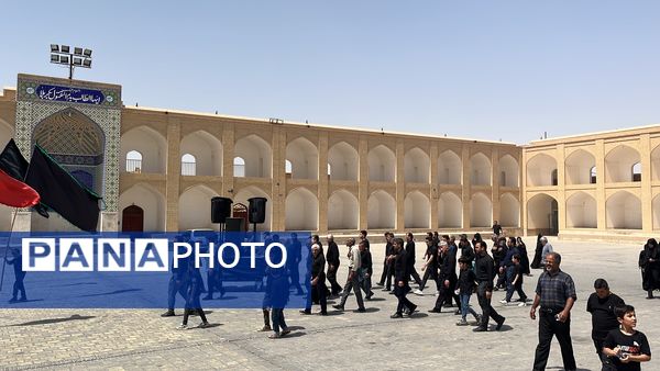 پیاده‌روی جاماندگان اربعین در اشکذر