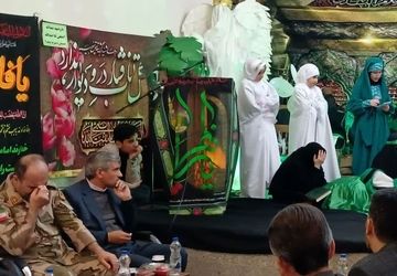 عزاداری دانش آموزان مدرسه دخترانه شاهد 2 اردبیل