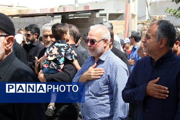 پیاده‌روی جاماندگان اربعین حسینی در شهر درق 