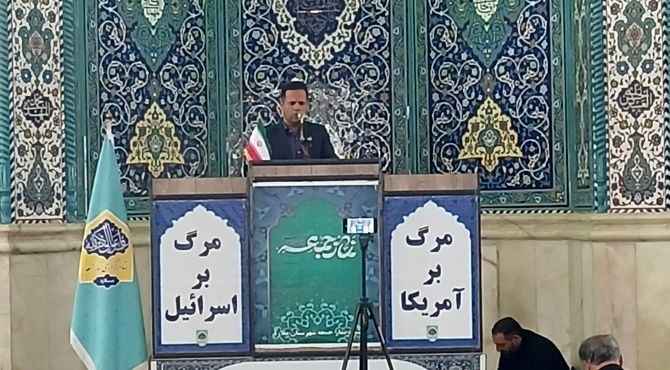 حضور پرشور فرهنگیان در نماز جمعه شهرستان ملارد 