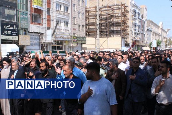 تشییعی که بهارستان را یکپارچه عزادار و مفتخر کرد