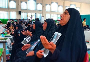 مراسم اولین سالگرد شهدای خدمت در شهرستان باشت