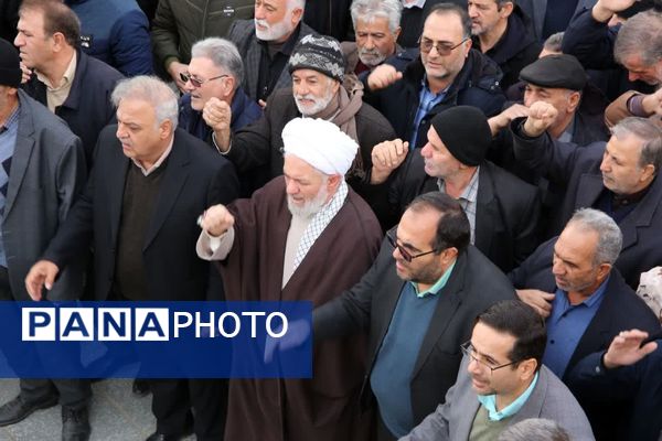 دعای ندبه و راهپیمایی پرشور مردم اسدآباد