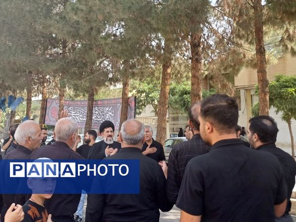 قافله عزاداری تاسوعای حسینی در شهر حبیب آباد