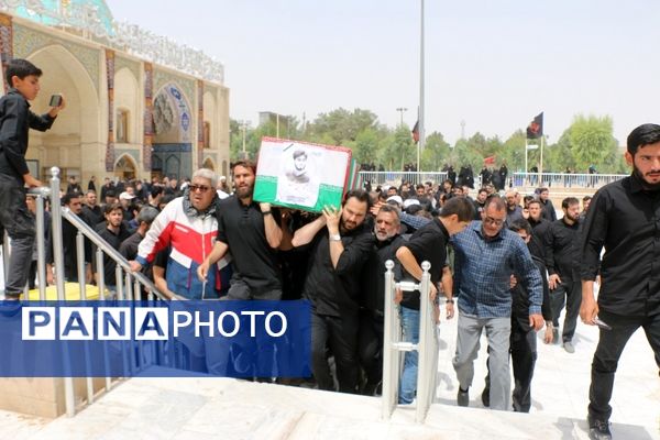 تشییع دانشجوی جهادگر «محمدحسین دریس»