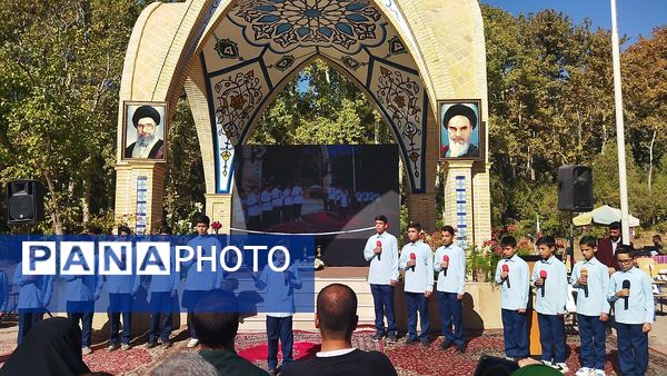 آیین افتتاحیه یادمان شهید دانش آموز اردوگاه باغرود نیشابور