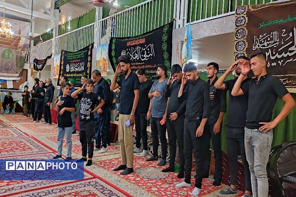 شام غریبان حسینی در مسجد جامع شهر بار
