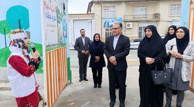 افتتاحیه اتاق بهداشت در دبستان دخترانه شاهد بندرترکمن