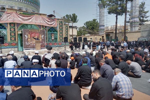 خیل عاشقان حسینی در مسیر جاماندگان اربعین رباط کریم