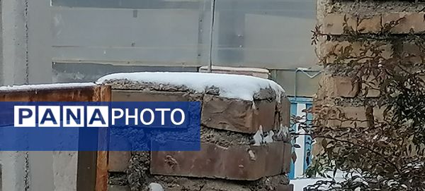 دومین بارش برف پاییزی در شهرزیبای بار نیشابور