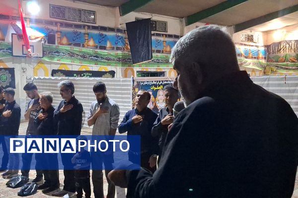 عزاداری سالار شهیدان شب سوم محرم در دبیرستان شهید دستغیب ناحیه۳ شیراز 