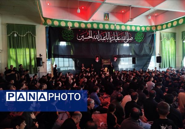 مراسم عاشورای حسینی در مسجد شهدای گمنام نیشابور 