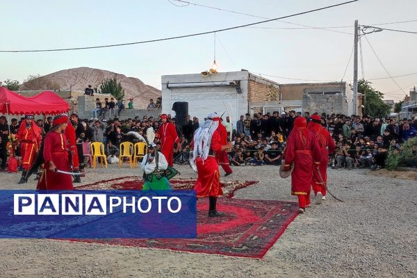 مراسم تعزیه خوانی حسینی در روستای حسین آباد شهرستان شیروان