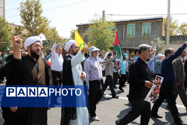 راهپیمایی تداوم حمایت از مردم مظلوم غزه در ارومیه