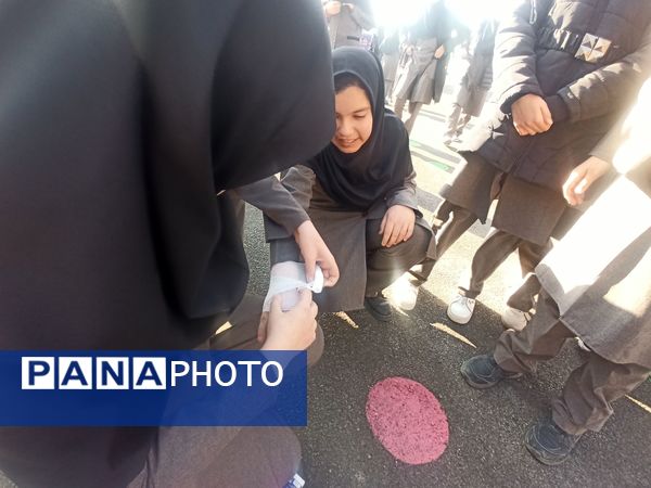 مانور زلزله در شهرستان کاشمر 