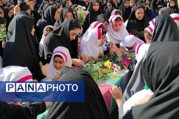 پیکر شهید دفاع مقدس پس از چهل و دو سال به شهر خود بازگشت