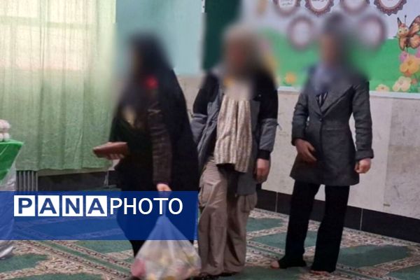 توزیع بسته‌های معیشتی در مدرسه عمار نصیرشهر