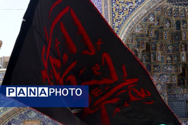 آسمان حرم مطهر رضوی غرق در نوای علمدار نیامد