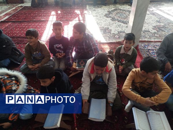 سی و دومین دوره مسابقات سراسری قرآن و عترت بسیج در حوزه مقاومت بسیج امام رضا (ع) شهر نسر 