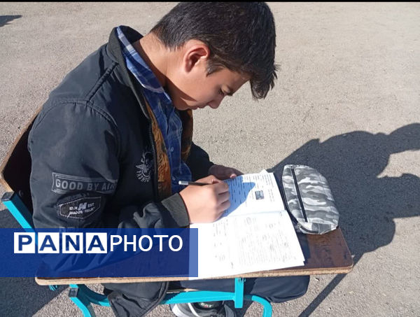 برگزاری آزمون جامع در دبیرستان مهندس حمیدیا