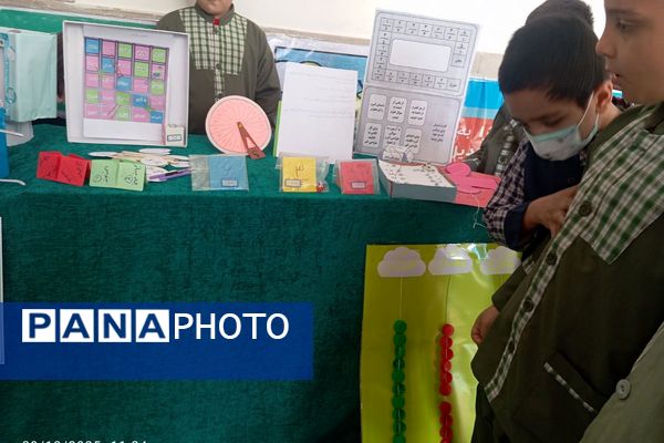 خلاقیت و آموزش در کنار هم؛ نمایشگاه بازی یادگیری در آموزشگاه شهید رجایی