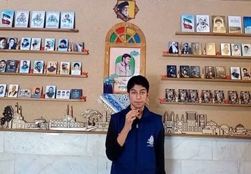 روضه‌ی شهادت بی‌بی دو عالم در دبیرستان پسرانه صدرا دوره اول