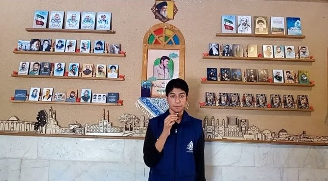 روضه‌ی شهادت بی‌بی دو عالم در دبیرستان پسرانه صدرا دوره اول