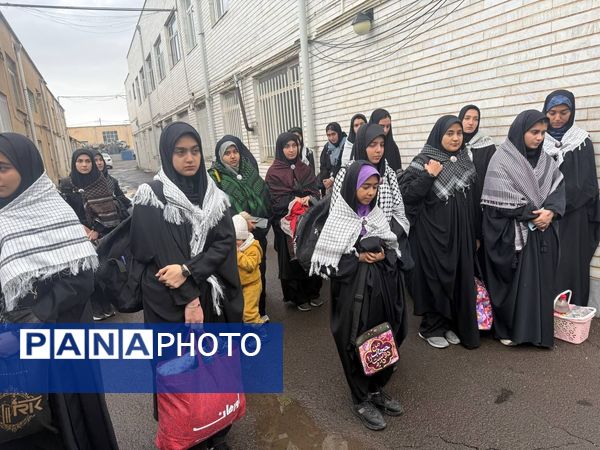 کاروان راهیان نور بسیج دانش‌آموزی سراب و مهربان 