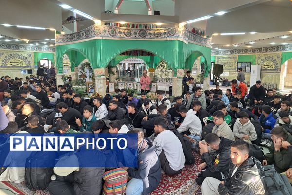 بدرقه کاروان راهیان نور دانش‌آموزی شهرستان پردیس