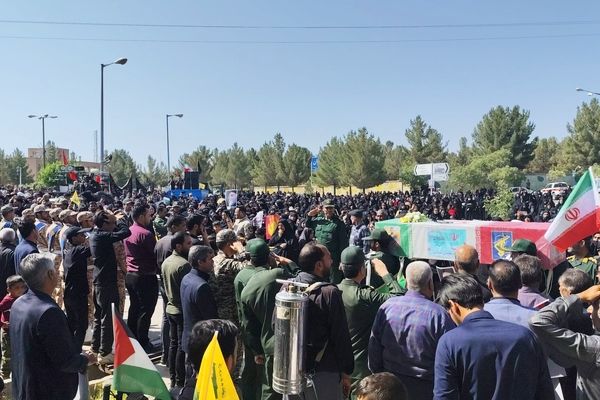 تشیع پیکر شهید اقتدار، اسماعیل نادی در سربیشه 
