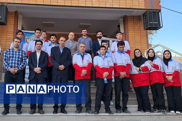 مراسم پدافند غیرعامل در دبیرستان بشارت بهارستاندو